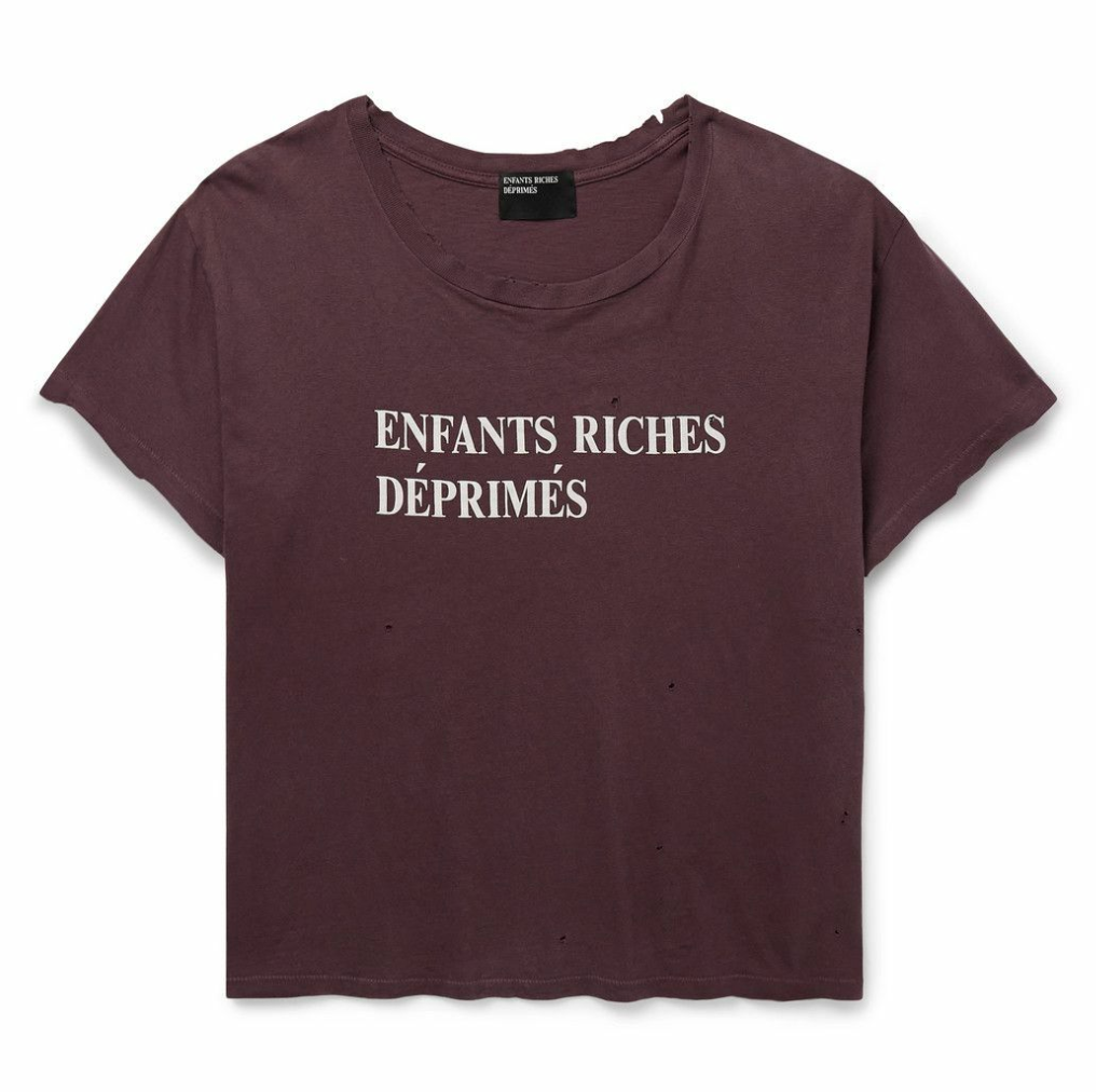Enfants Riches Deprimes Distressed Logo T-Shirt